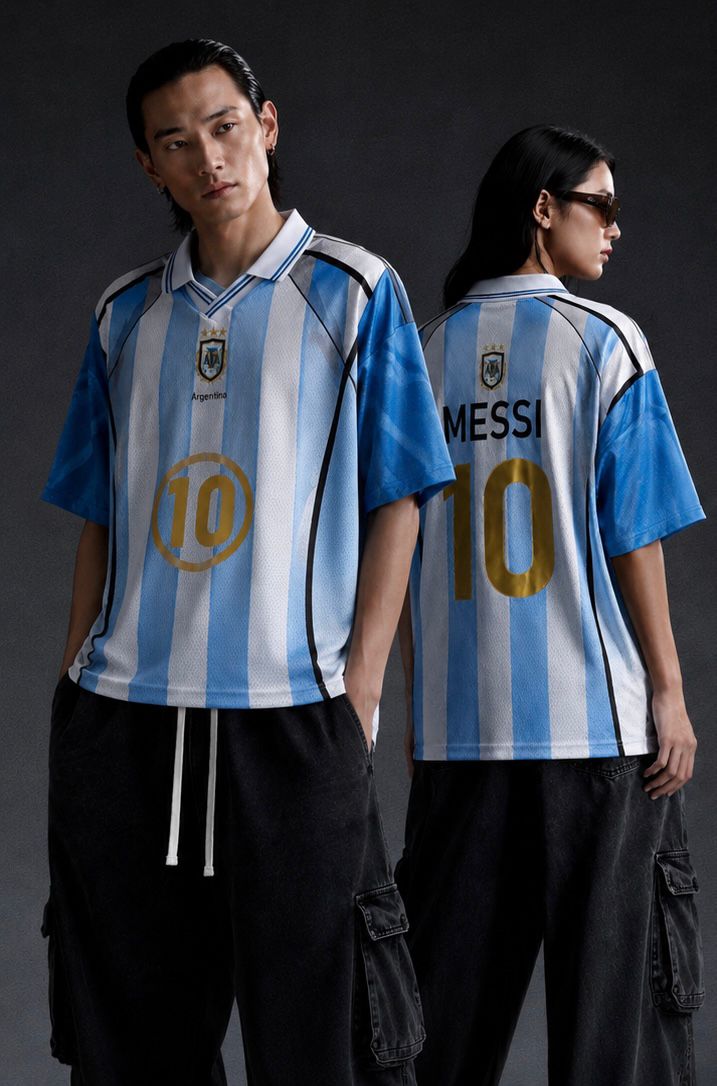 Argentina #10 Messi Football Jersey | Premium Retro Soccer Shirt for Men & Women
