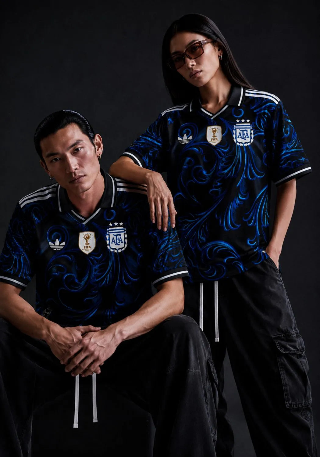 Argentina Messi 10 Special Edition Jersey – Premium Blue & Black Football Shirt | Unisex Fan Edition
